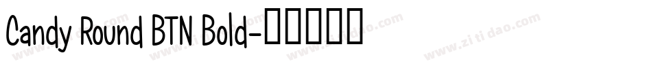Candy Round BTN Bold字体转换